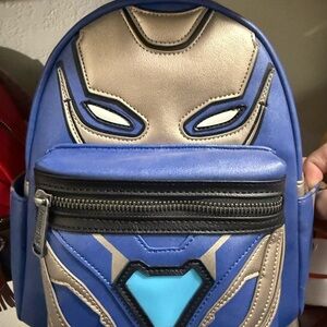 NWT Loungefly Rescue Iron Man light up Mini Backpack